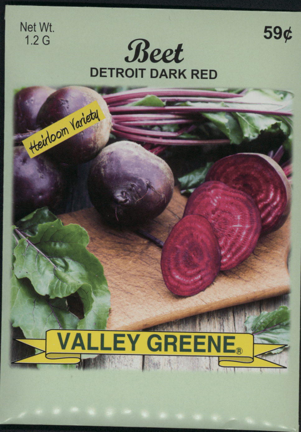 Beet, Detroit Dark Red, packet front